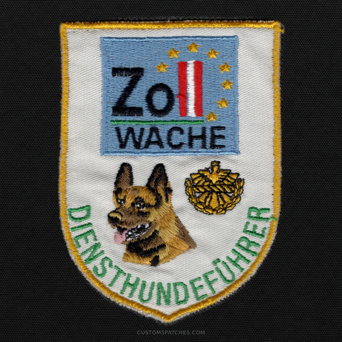 ZollWACHE DIENSTHUNDEFÜHRER – Customs Guard – Austria – Patch