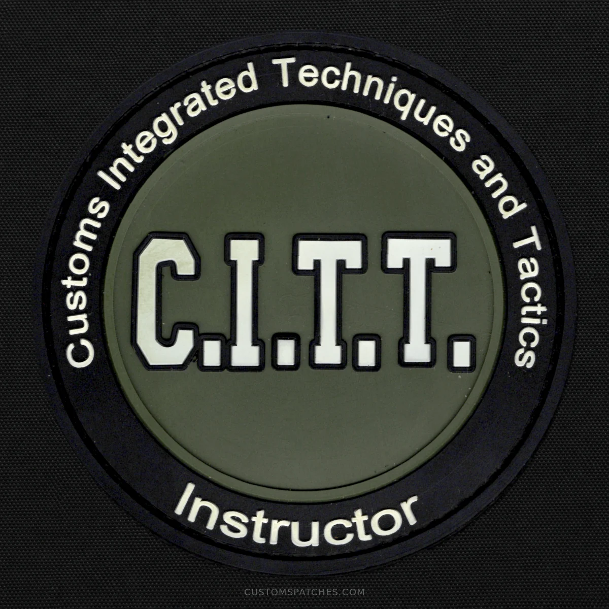 C.I.T.T. Customs Integrated Techniques and Tactics Instructor – General Administation of Customs And Excises (GAC&E) – Belgium – Patch