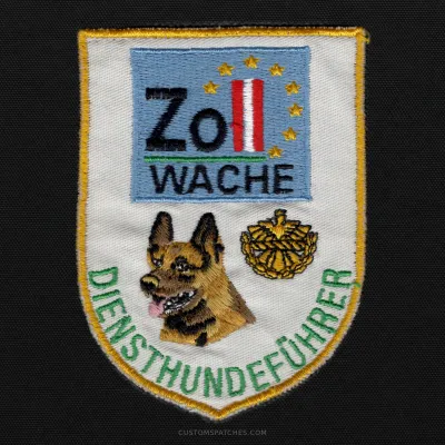ZollWACHE DIENSTHUNDEFÜHRER – Customs Guard – Austria – Patch
