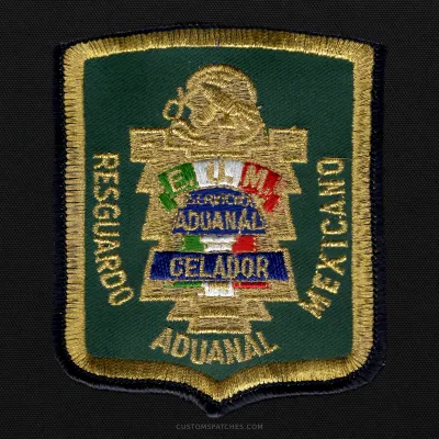RESGUARDO ADUANAL MEXICANO E.U.M. SERVICIO ADUANAL CELADOR – National Customs Agency of Mexico – Mexico – Patch